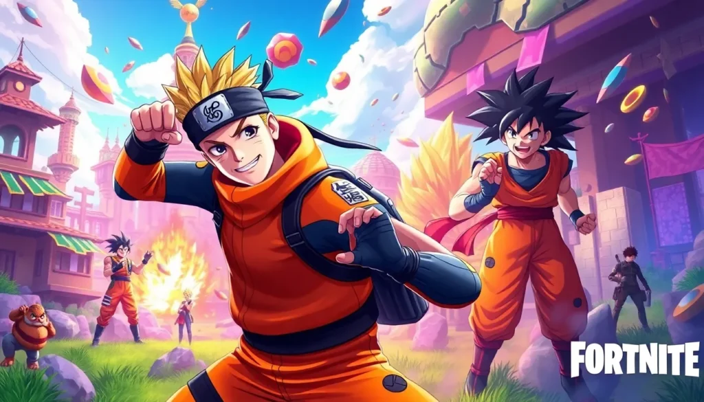 fortnite anime collabs